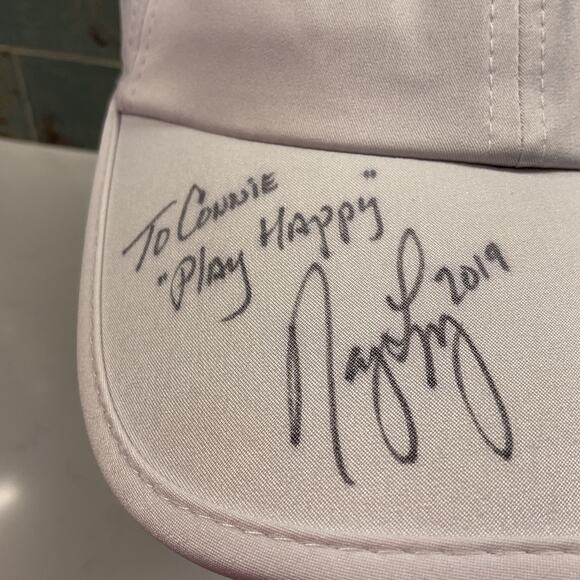 Lopez Brand Nancy Lopez Womens Golf Hat Autographed by Nancy Lopez 2019 White - Picture 2 of 12